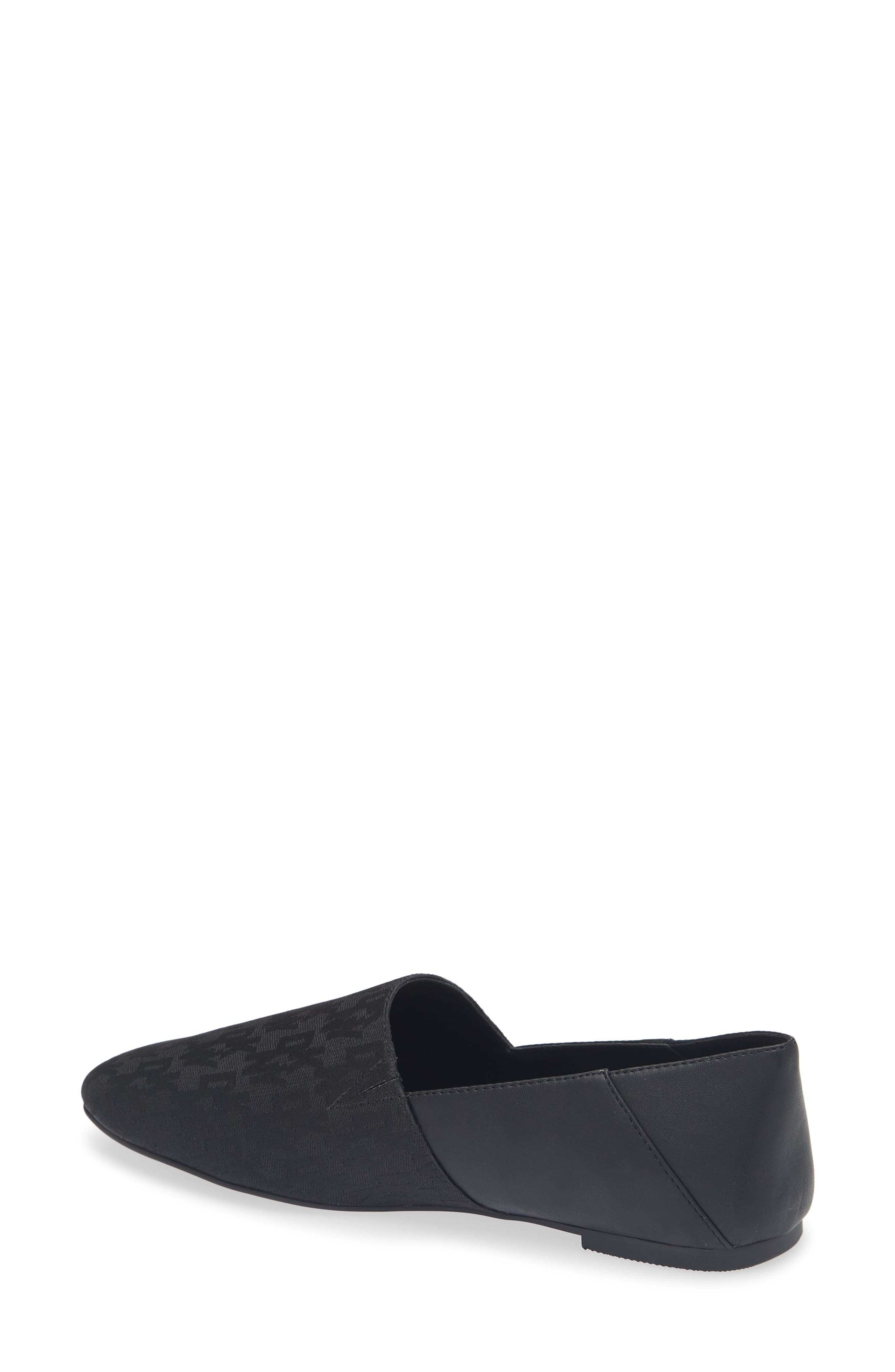 DKNY Fabrice Logo Jacquard Flat, Alternate, color, Black
