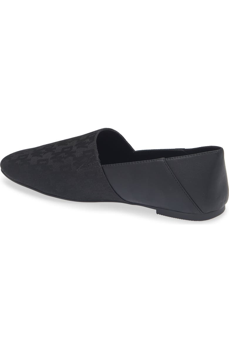 DKNY Fabrice Logo Jacquard Flat, Alternate, color, Black