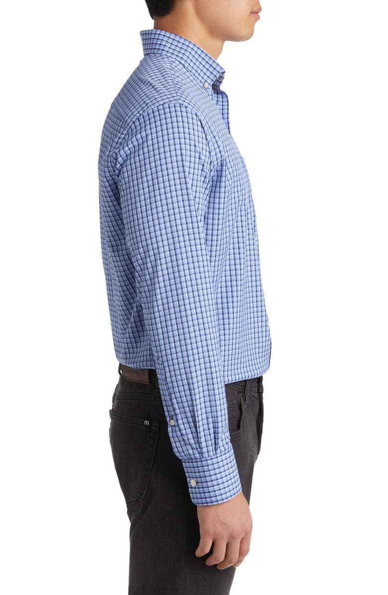 Peter Millar Ashbury Classic Fit Tattersall Plaid Performance Button-Down Shirt, Alternate, color, 
