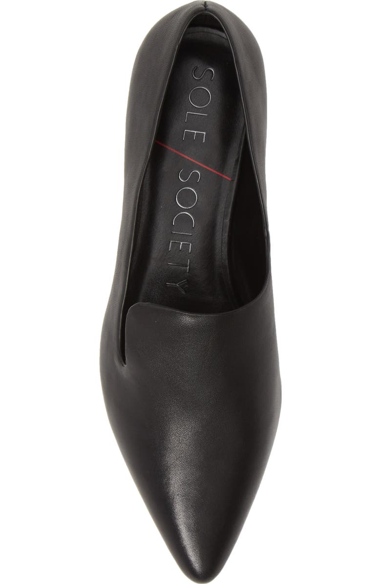 Sole Society Kapa Asymmetrical Loafer, Alternate, color,