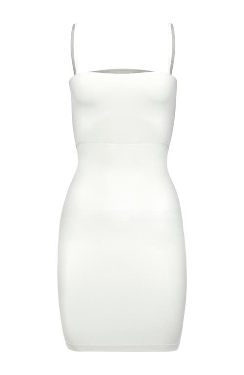 Noodyskin Seamless Forming Straps Dress In Ivory