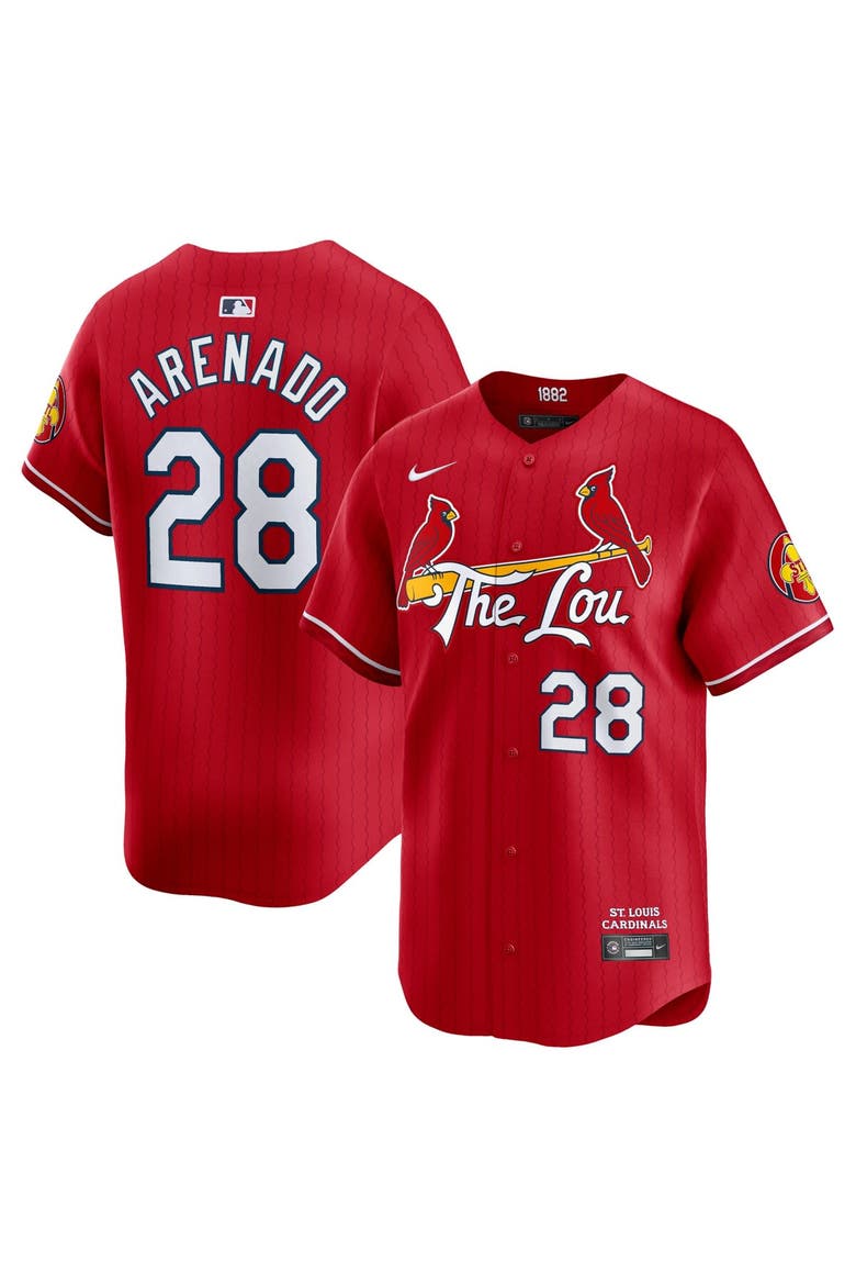 Men's Nike Nolan Arenado Red St. Louis Cardinals 2024 City Connect
