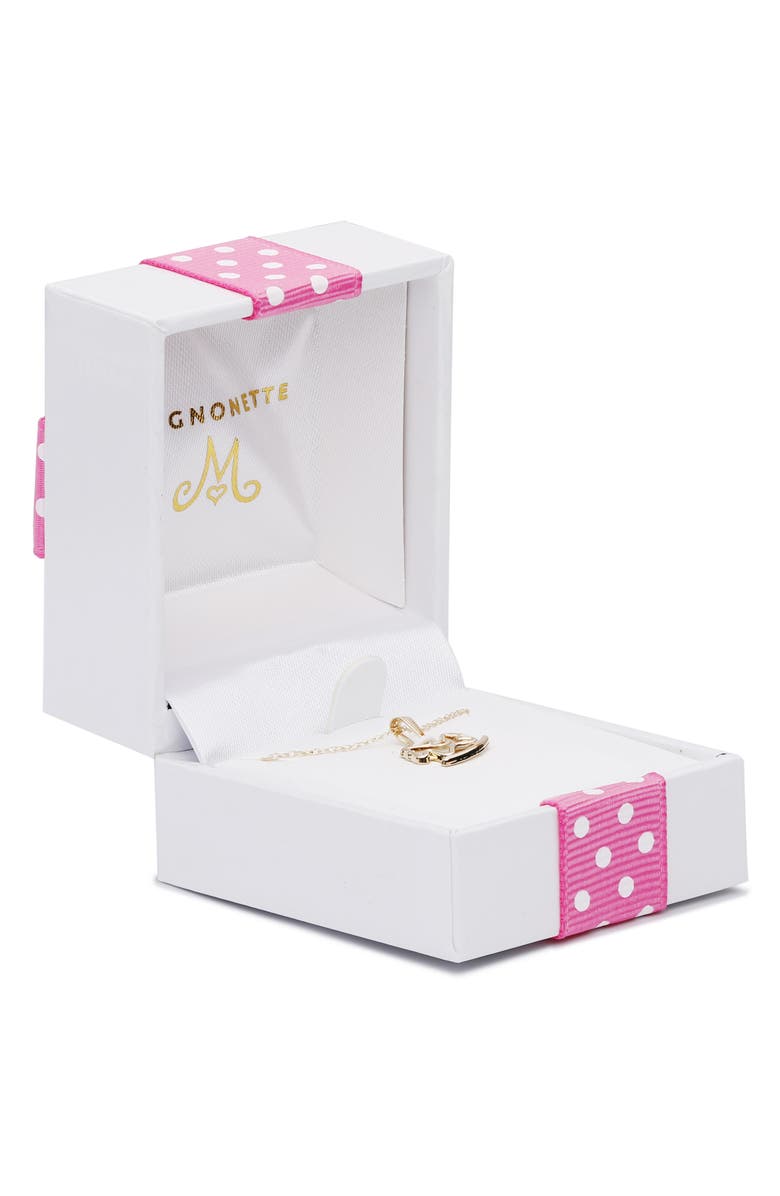 Mignonette 14K Gold & Mother-of-Pearl Rocking Horse Pendant Necklace, Alternate, color, Gold