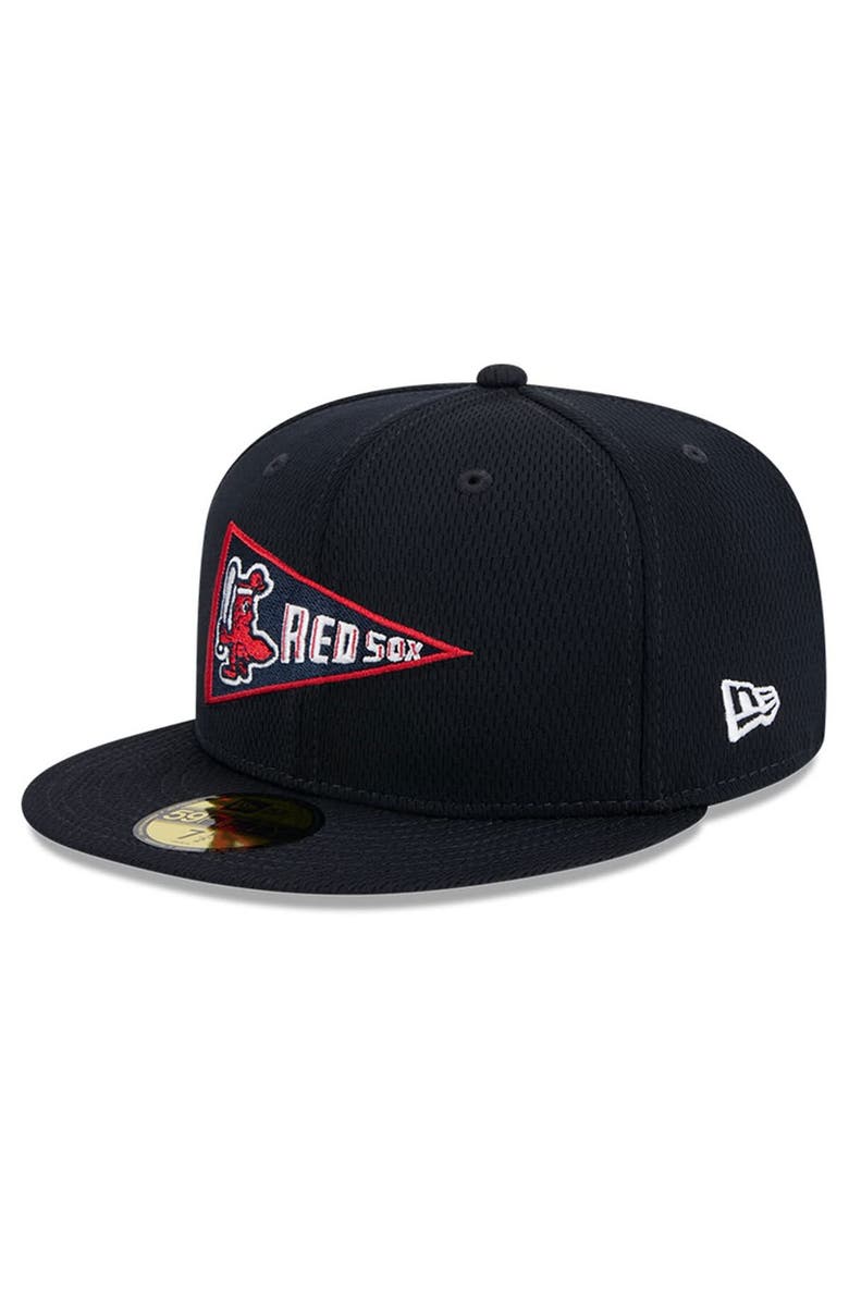 New Era Men's New Era Navy Boston Red Sox 2025 MLB Clubhouse 59FIFTY Fitted Hat, Alternate, color, Navy