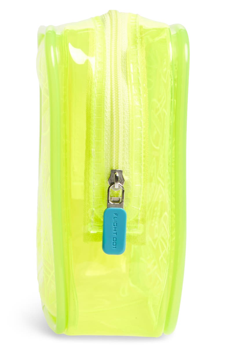 Flight 001 X-Ray Neon Quart Bag, Alternate, color, 