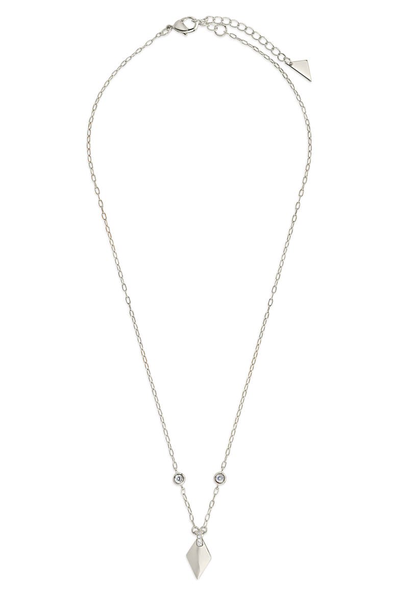 Louise Pendant, Alternate, color, SILVER