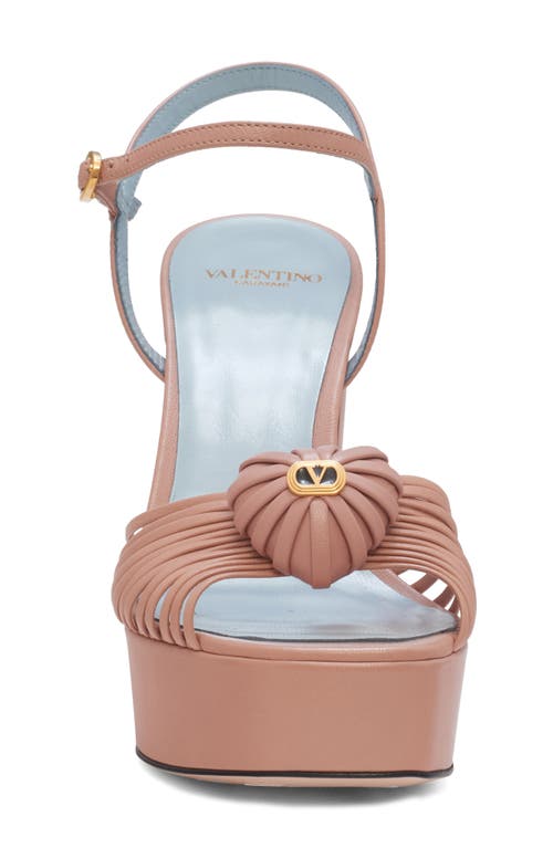 Valentino Garavani Royal Platform Sandal In Pink