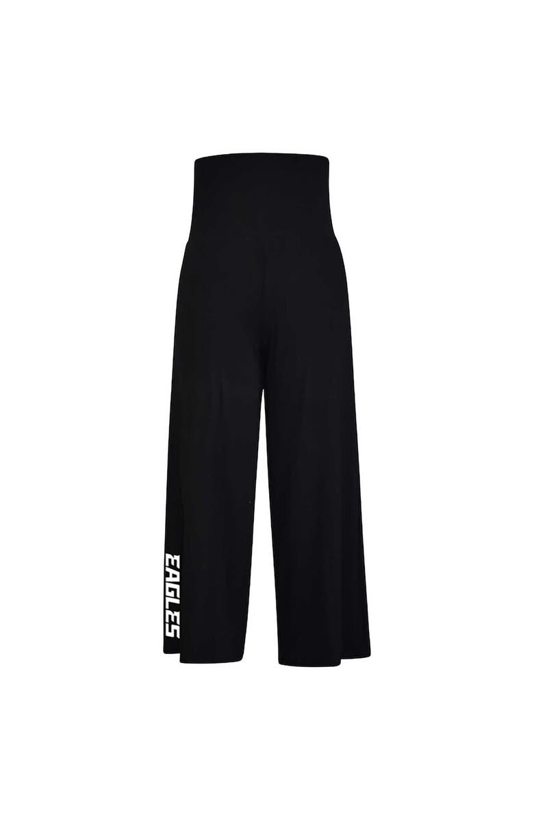 KIYA TOMLIN Women's Kiya Tomlin Black Philadelphia Eagles Culotte Lounge Pants, Alternate, color, 