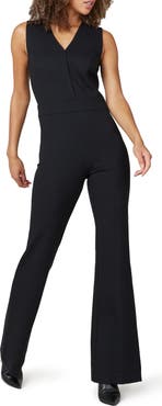 SPANX® Sleeveless Flare Ponte Jumpsuit