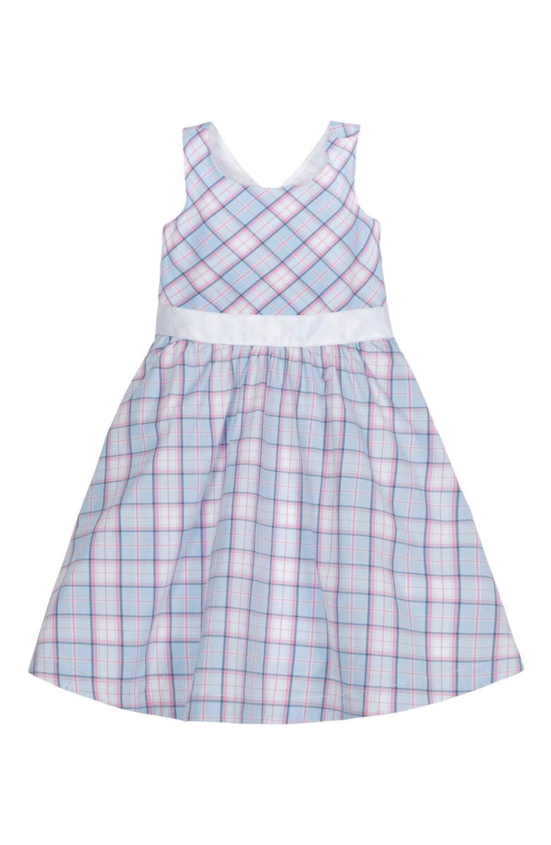 Hope & Henry Girls' Organic Cross Back Party Dress, Toddler, Alternate, color, 