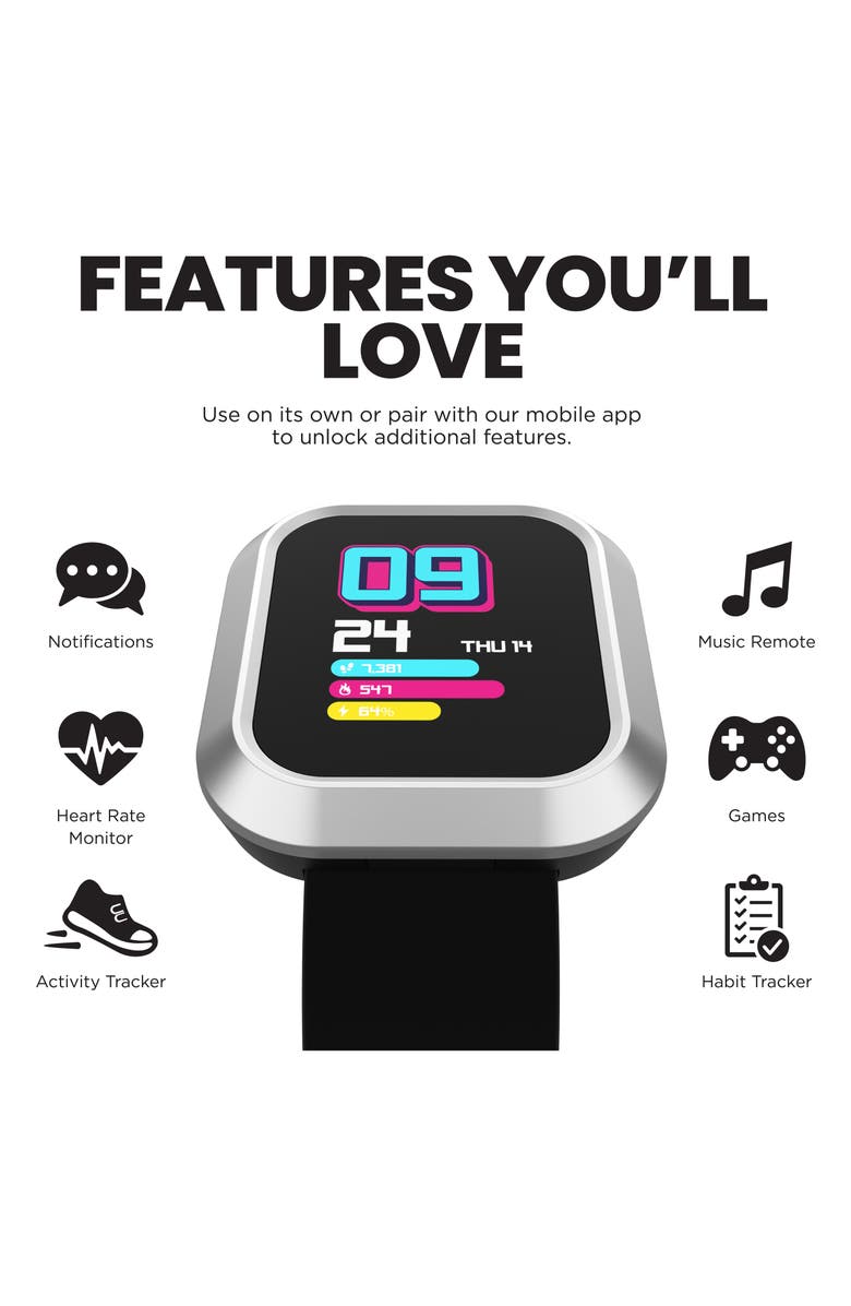 I TOUCH iTouch Flex Smartwatch, 43.5mm x 45.3mm, Alternate, color,