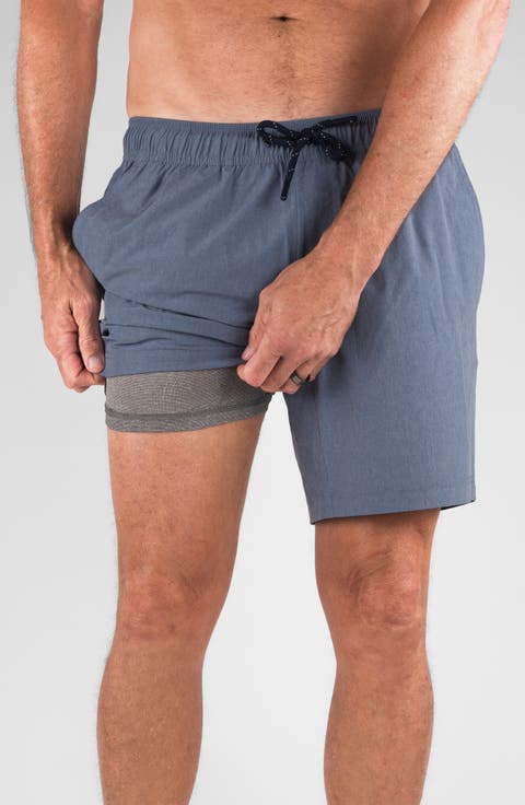 Hybrid 4-Way Stretch Swim Shorts