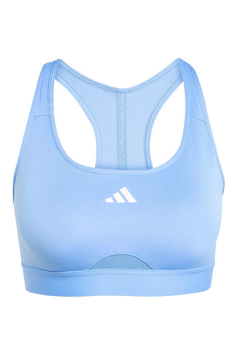 PrimeLiftReact AEROREADY Sports Bra, Alternate, color, BLUE FUSION