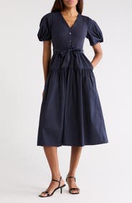 Derek Lam 10 Crosby Natalia Mixed Media Dress