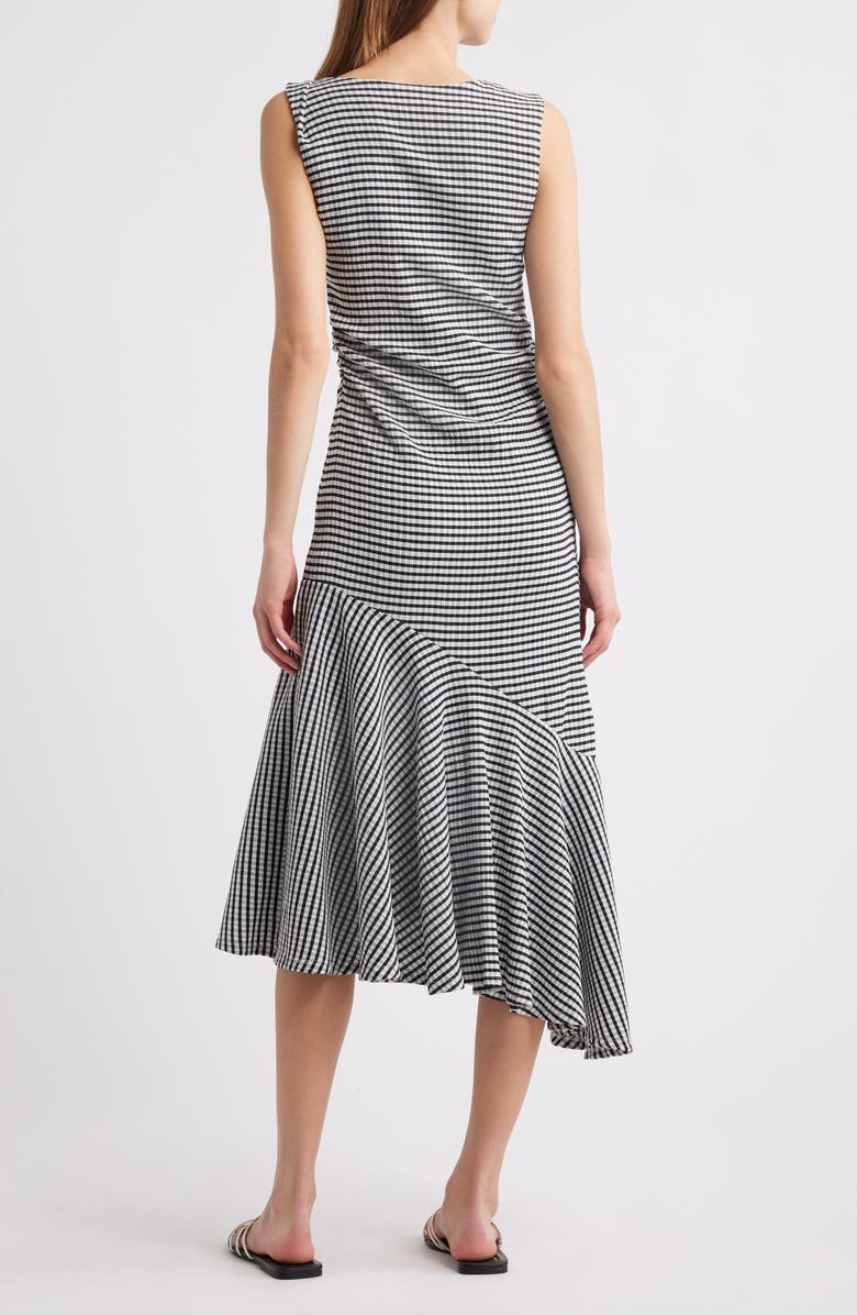 Rails Daija Seersucker Sleeveless Asymmetric Midi Dress, Alternate, color,