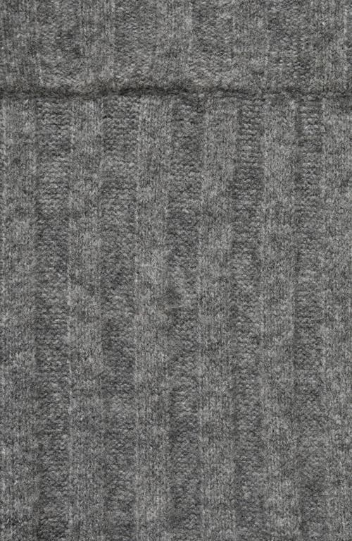 Mango Knitted Pyjama Trousers Medium Heather Grey In Medium Heather Grey