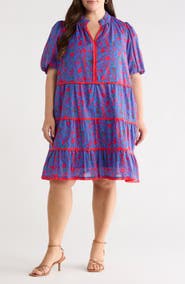 SUGARLIPS Tanya Korra Floral Tiered Shift Dress
