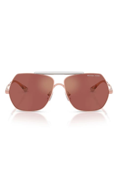 Denver 58mm Pilot Sunglasses