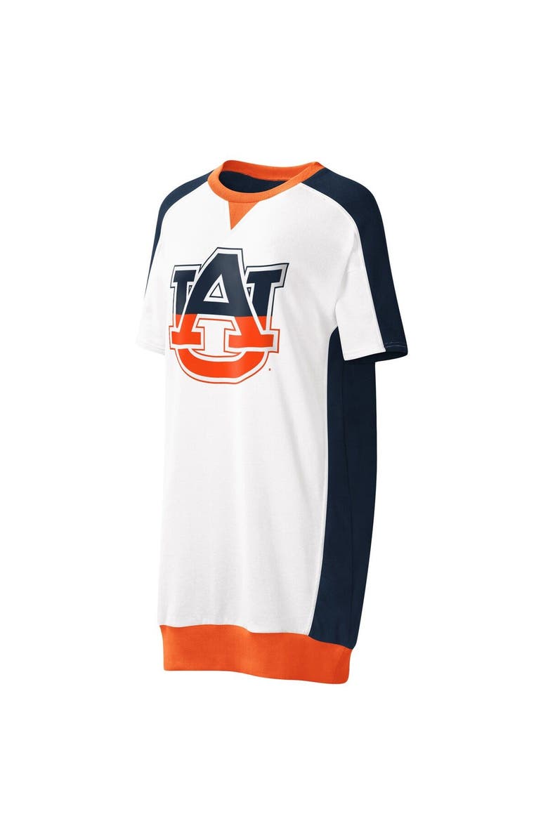 G-III 4HER BY CARL BANKS Women's G-III 4Her by Carl Banks White Auburn Tigers Home Run T-Shirt Dress, Alternate, color, White