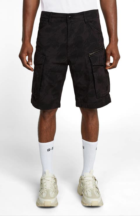 Rovic Zip Relaxed Fit Cotton Ripstop Cargo Shorts