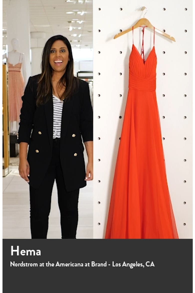 Strappy Back Chiffon Gown video