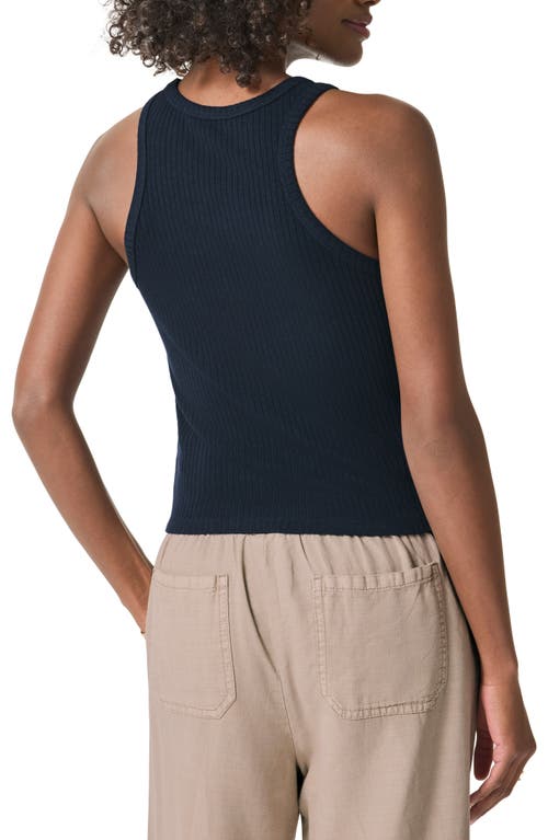 Splendid Supersoft Rib Tank In Navy