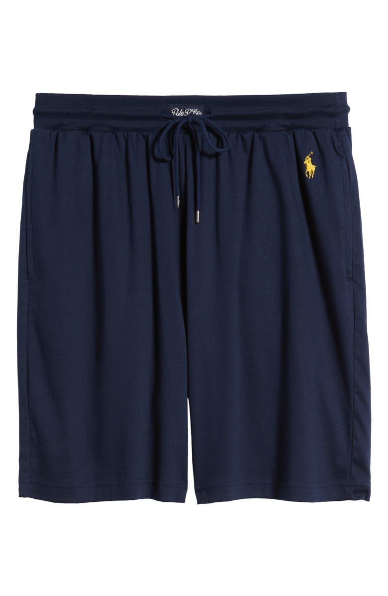 Polo Ralph Lauren Mercerized Cotton Pajama Shorts, Alternate, color, Classic Navy/Gold