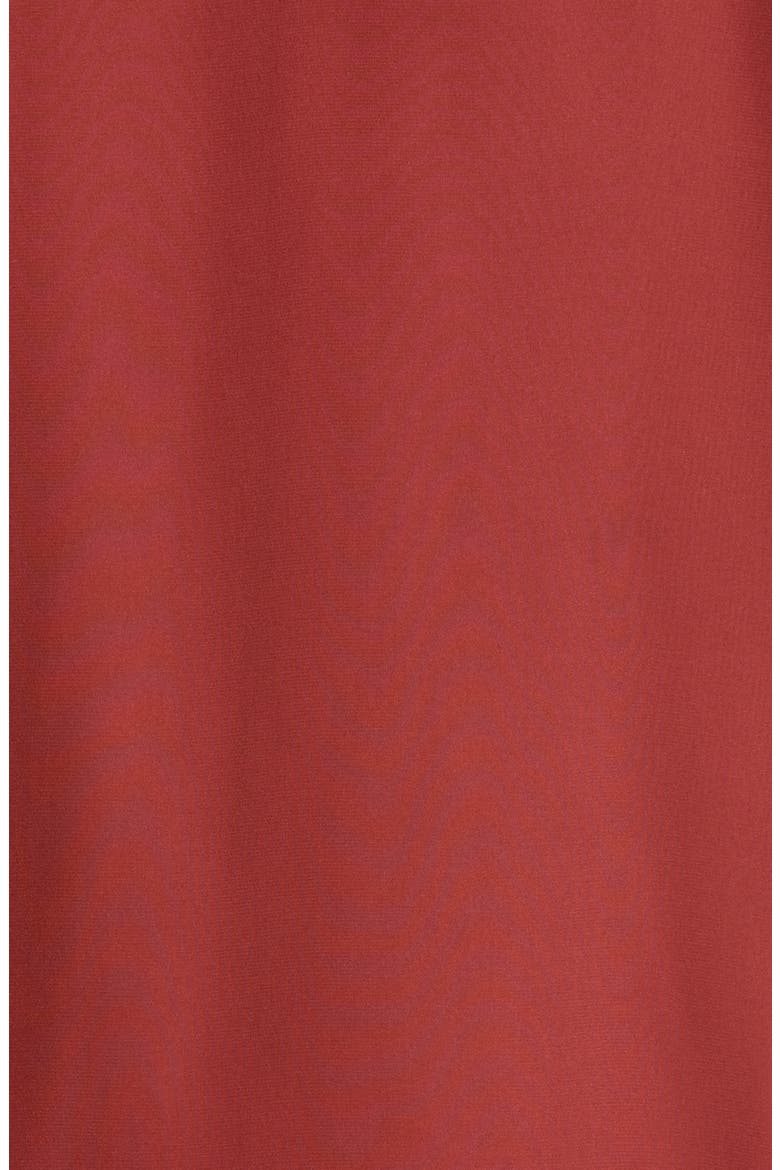 V-Neck Silk Button-Up Shirt, Alternate, color, WINTER ROSE