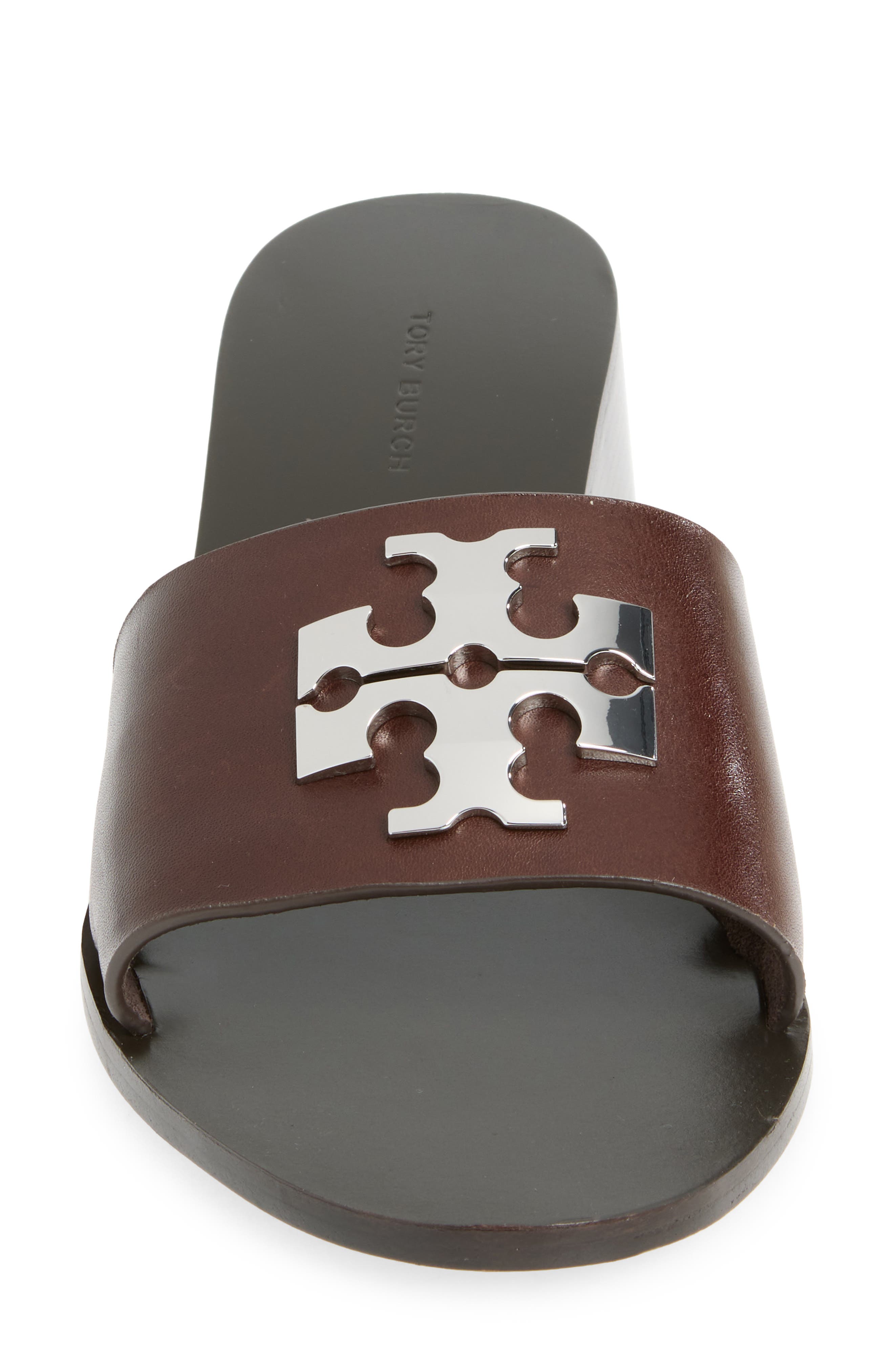 Tory Burch Charlie Wedge Slide Sandal, Alternate, color, T Moro