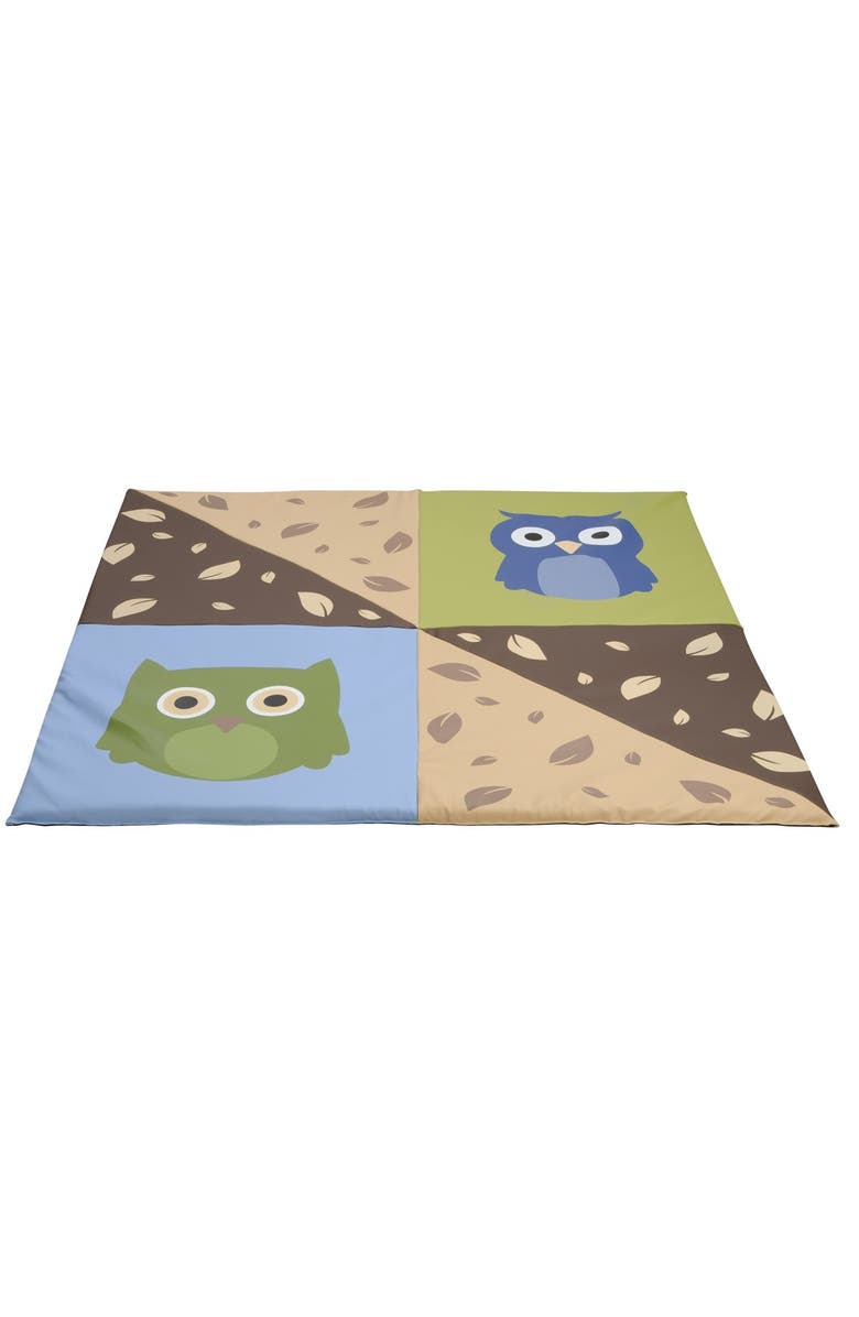 Kaplan Early Learning Company Infant and Toddler Owl Crawley Mat, Main, color, Multicolored