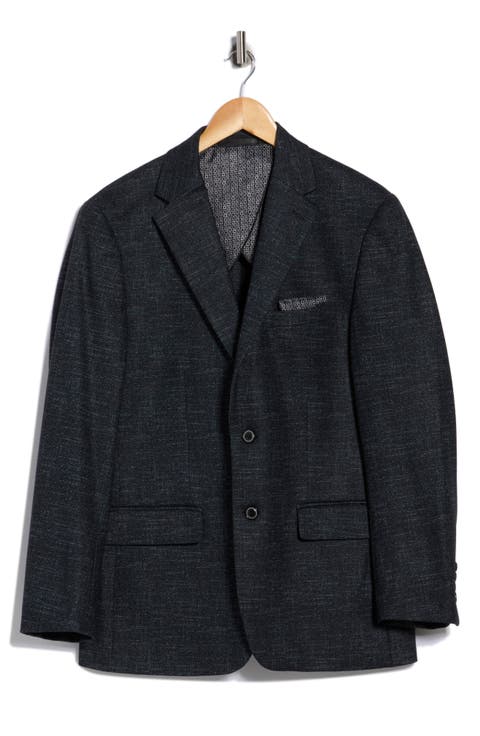 Slim Fit Stretch Knit Sport Coat (Regular, Short & Long)
