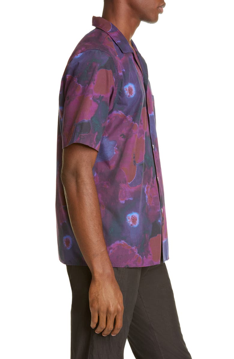 PRESIDENT's Rangi P's Short Sleeve Button-Up Camp Shirt, Alternate, color, 