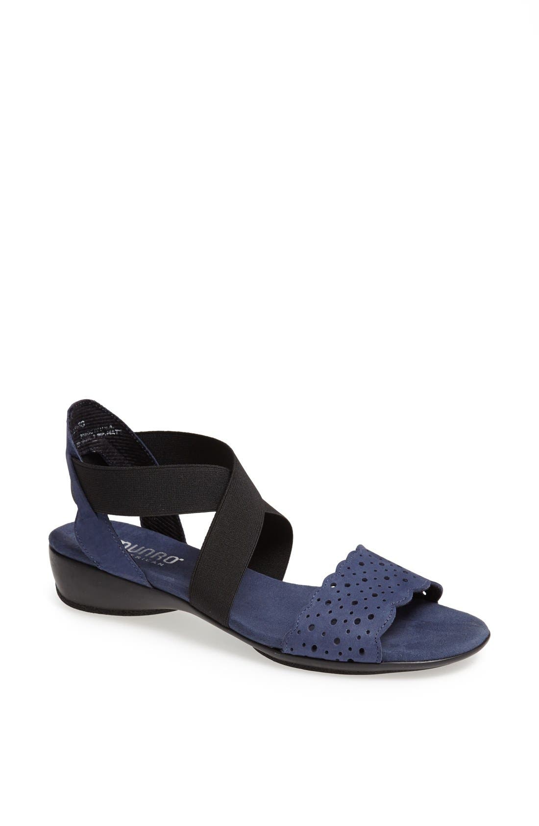 'Lacy' Sandal, Main, color, INDIGO
