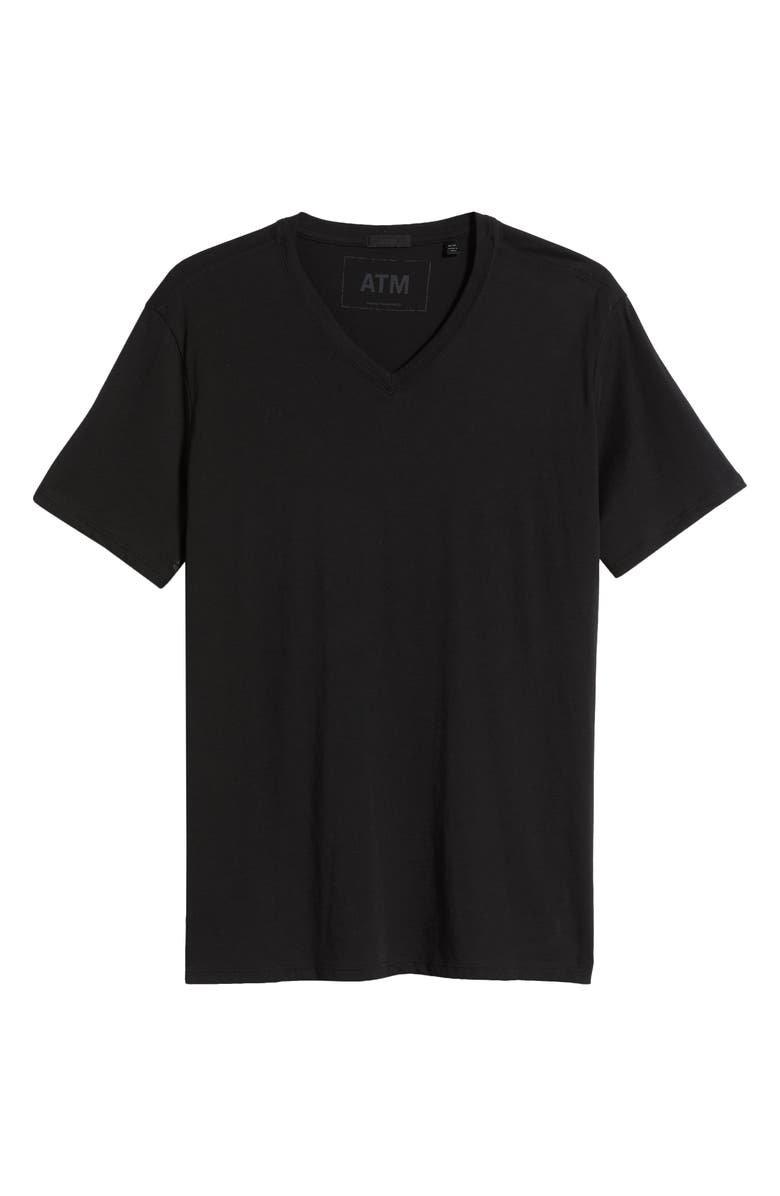 ATM Anthony Thomas Melillo V-Neck Cotton T-Shirt, Alternate, color,