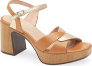 Wonders Soraya Colorblock Platform Sandal