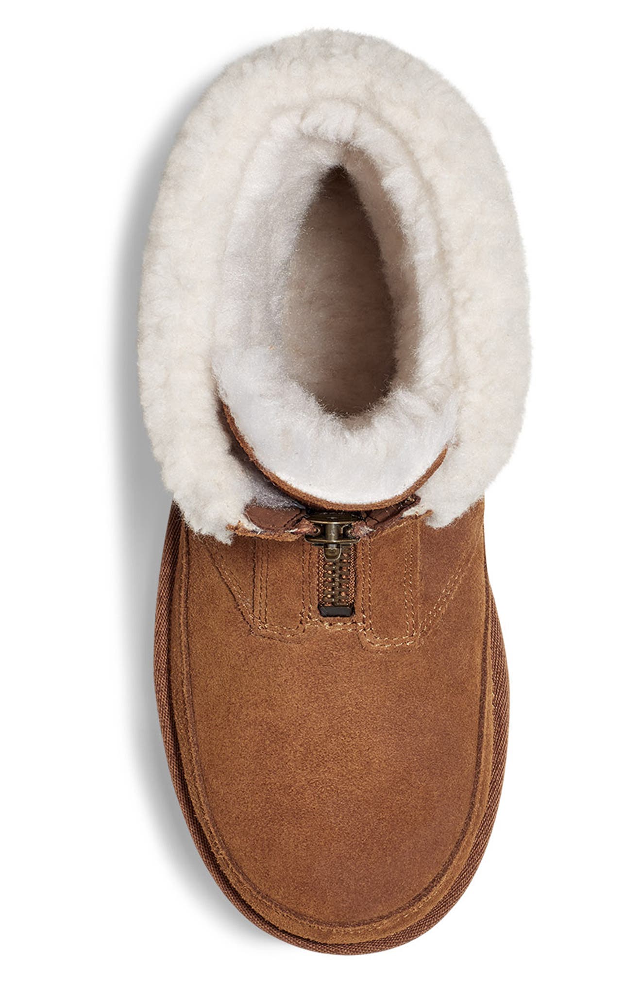 KOOLABURRA BY UGG Lytta Faux Shearling Lined Short Boot, Alternate, color, CHESTNUT