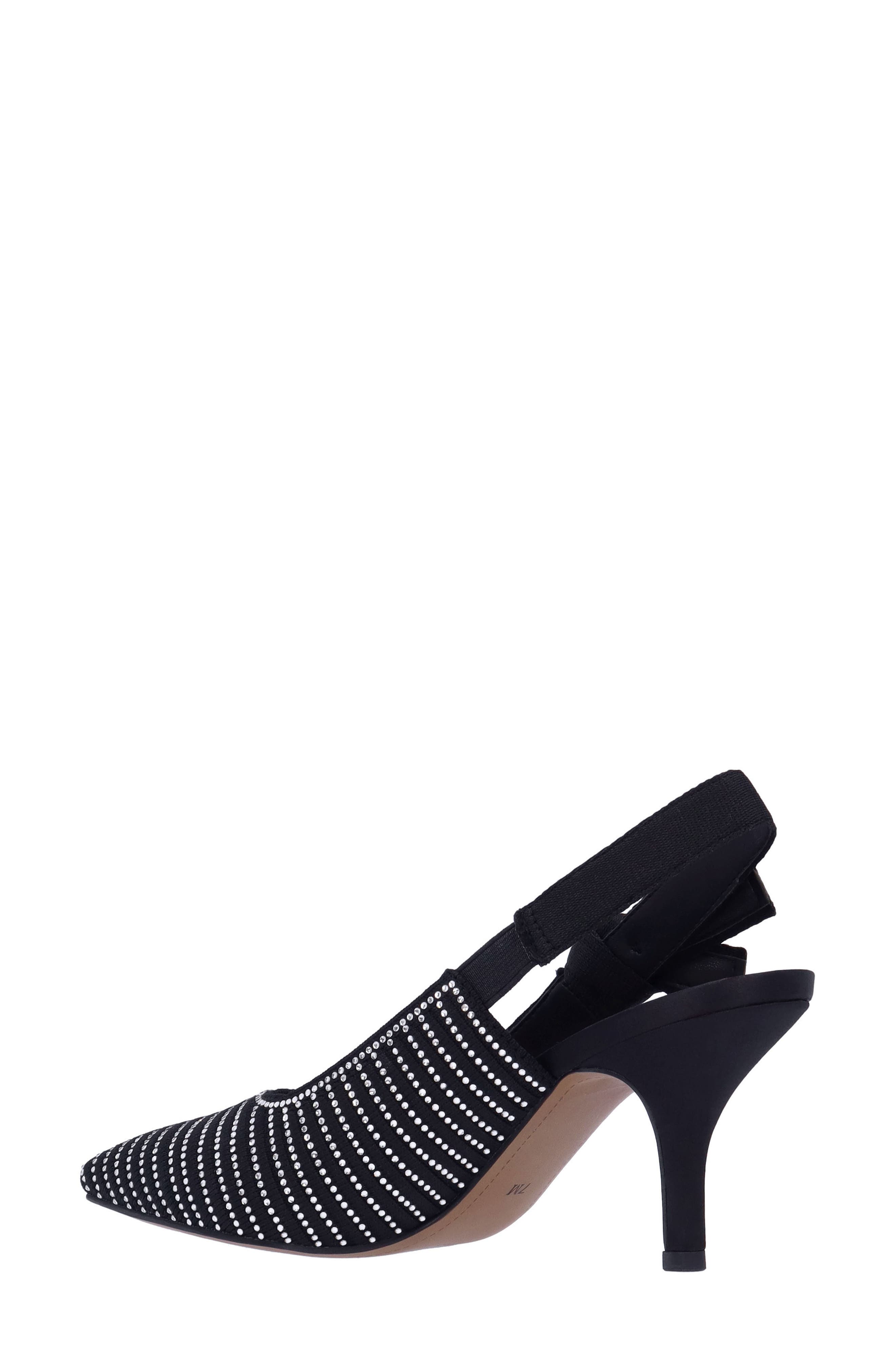 J. Reneé Adilene Slingback Pointed Toe Pump, Alternate, color, Black