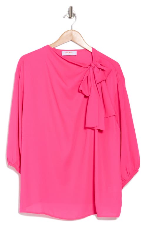 Renee C Tie Neck Top