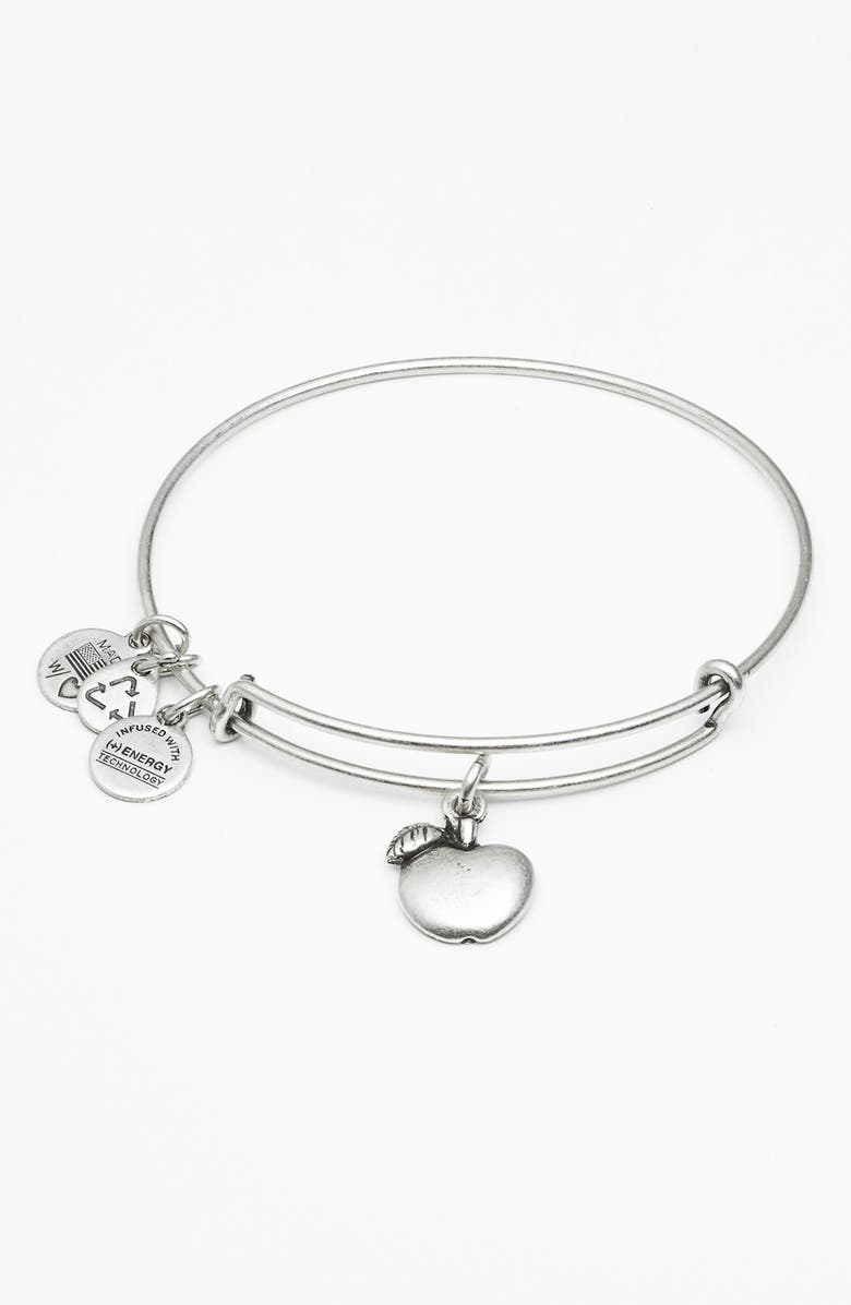 Alex and Ani 'Apple of Abundance' Expandable Wire Bangle, Main, color, 