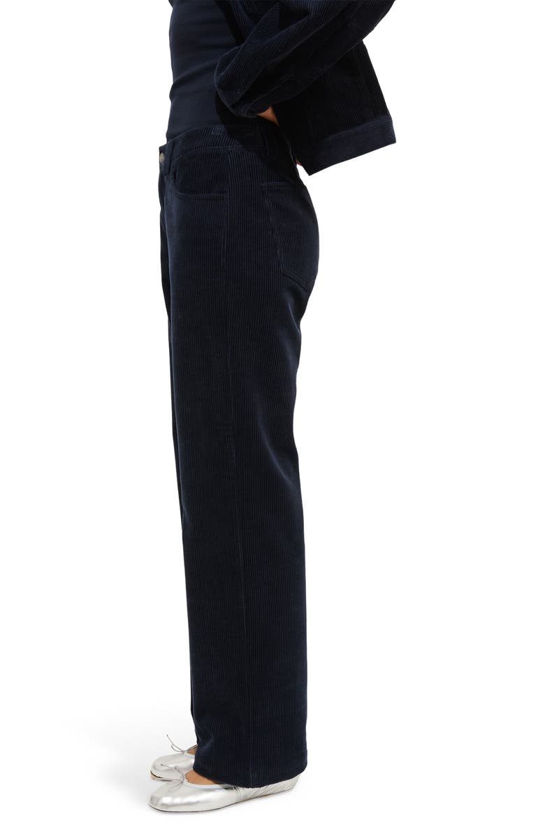 Alex Mill Darci Corduroy Chinos, Alternate, color, Dark Navy