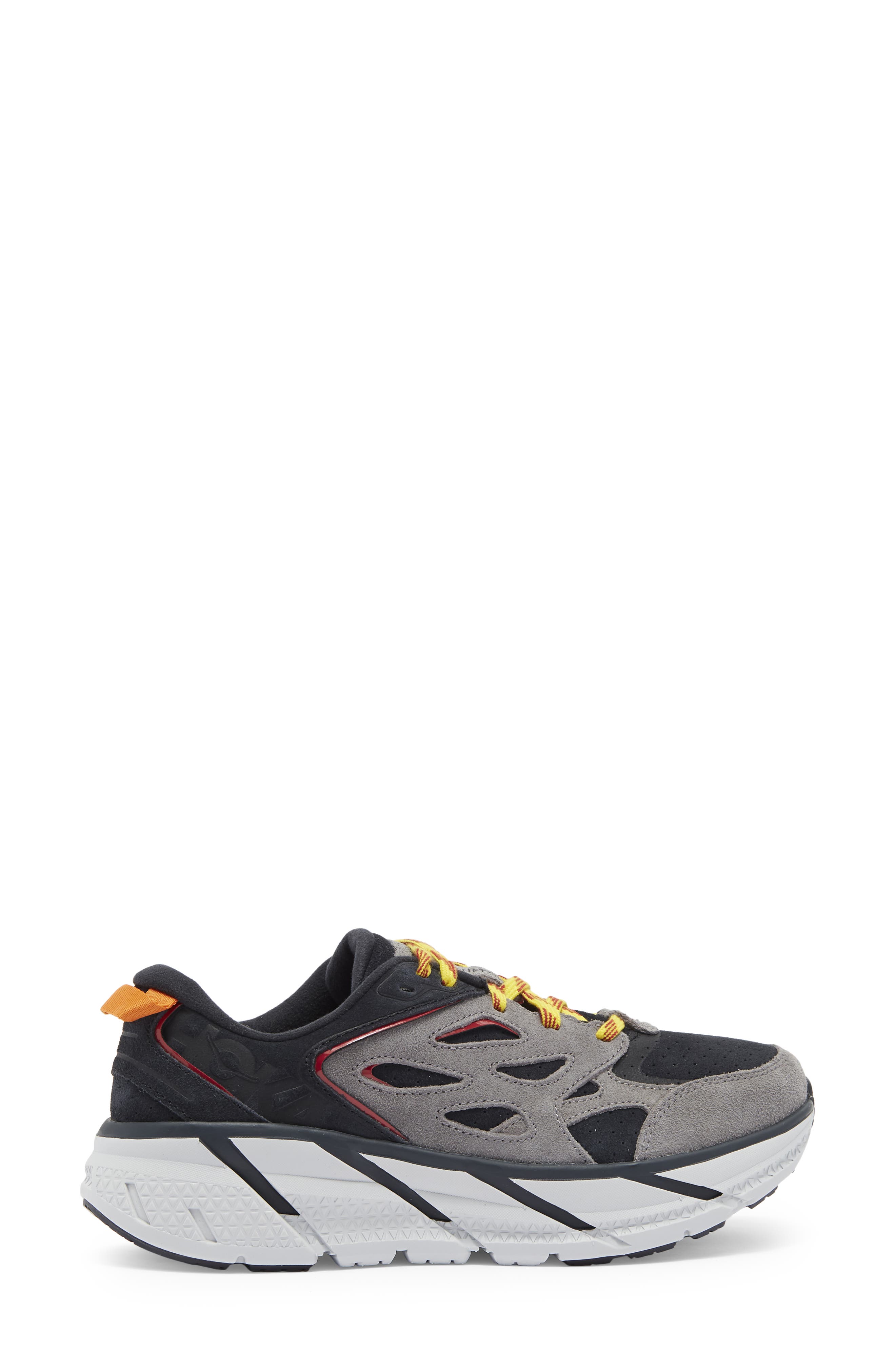 HOKA Clifton L Suede Sneaker, Alternate, color, 