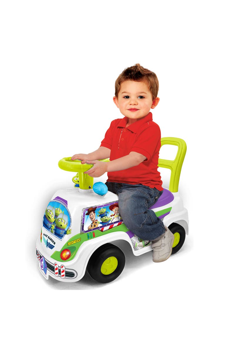 Kiddieland Adventure Rideon Buzz Lightyear, Disney Space Light & Sound,12Mo+, Alternate, color, Multicolored