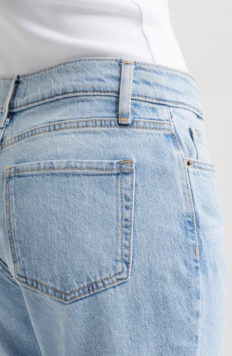 Nordstrom High Waist Relaxed Straight Leg Jeans, Alternate, color,