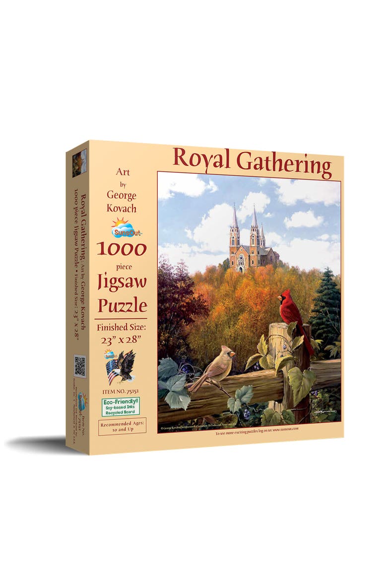 Royal Gathering 1000 piece Jigsaw Puzzle for Adults, Main, color, Multicolor