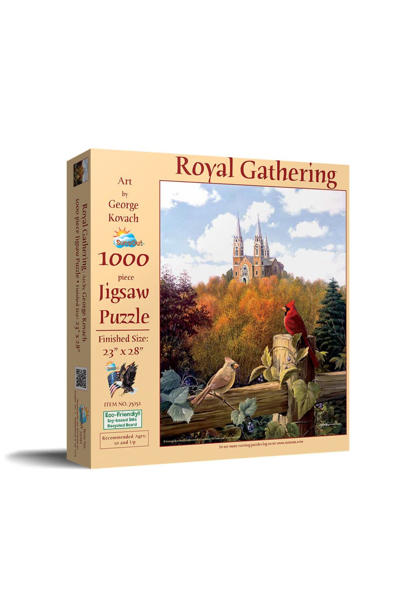 Sunsout Royal Gathering 1000 piece Jigsaw Puzzle for Adults, Main, color, Multicolor