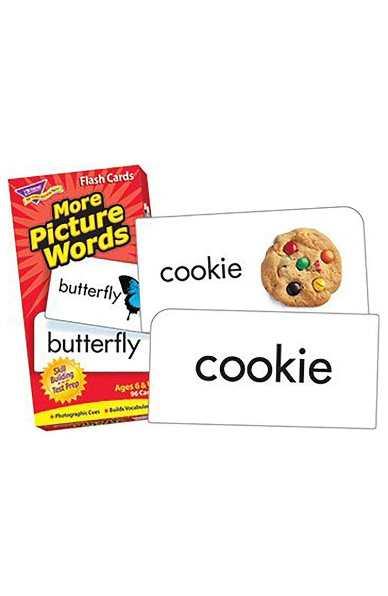 TREND Enterprises More Picture Words Skill Drill Flash Cards, Alternate, color, 