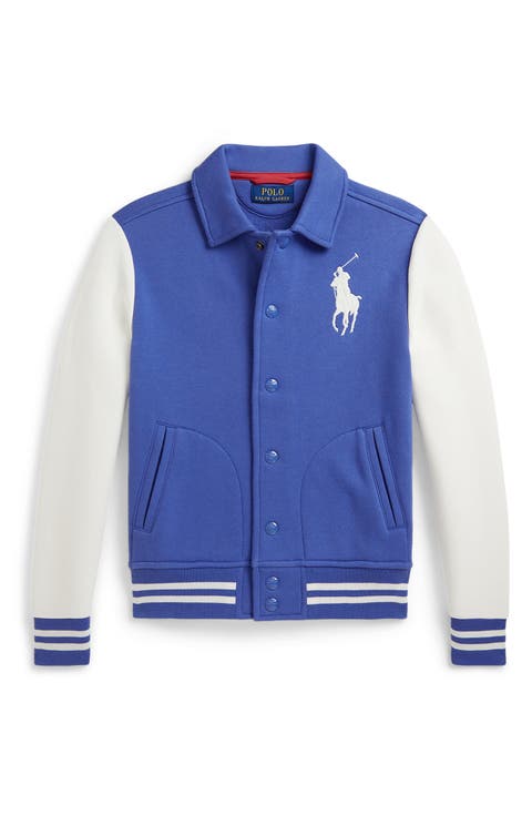 Kids' Big Pony Fleece Varsity Jacket (Big Kid)