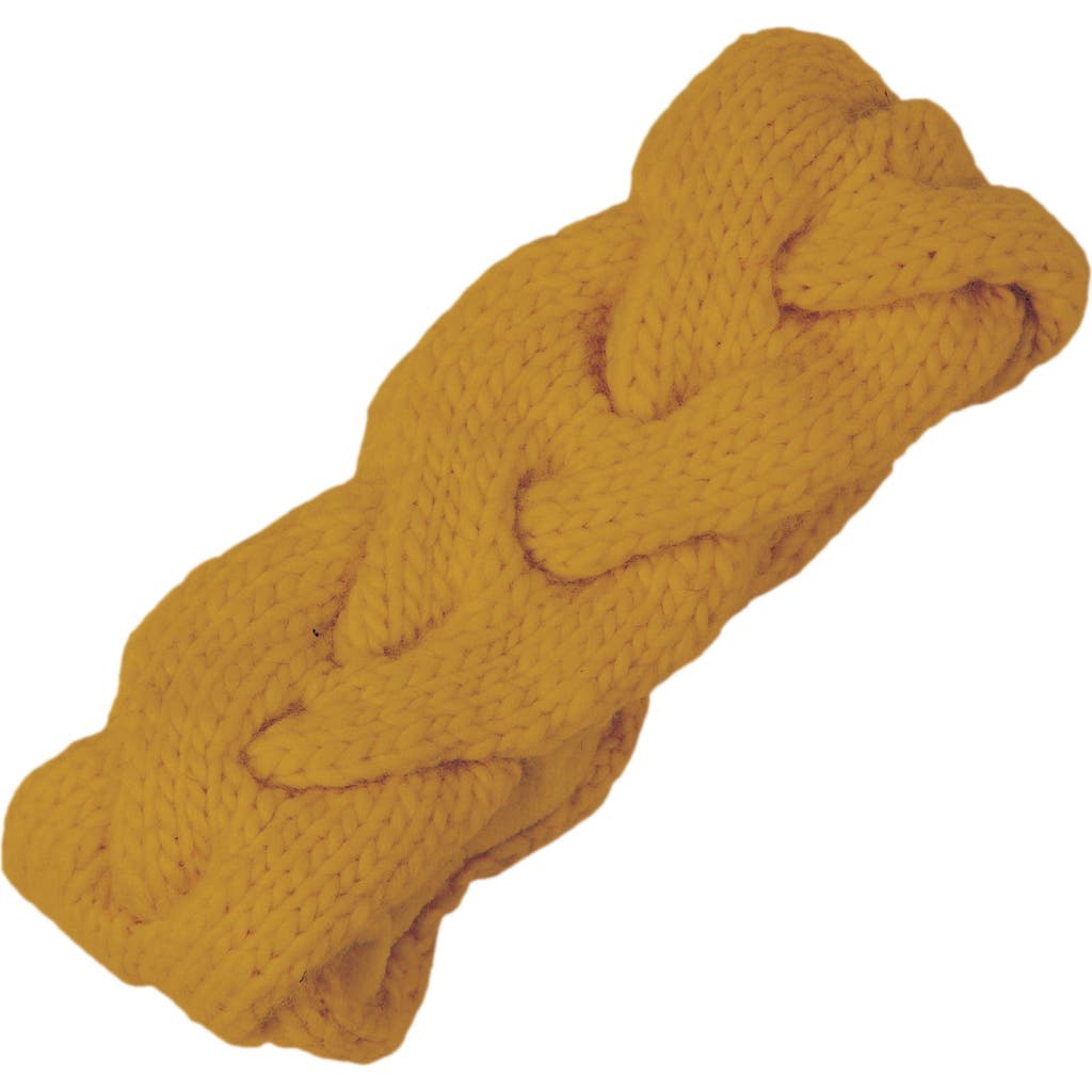 Nirvana Designs Braided Headband In Honey