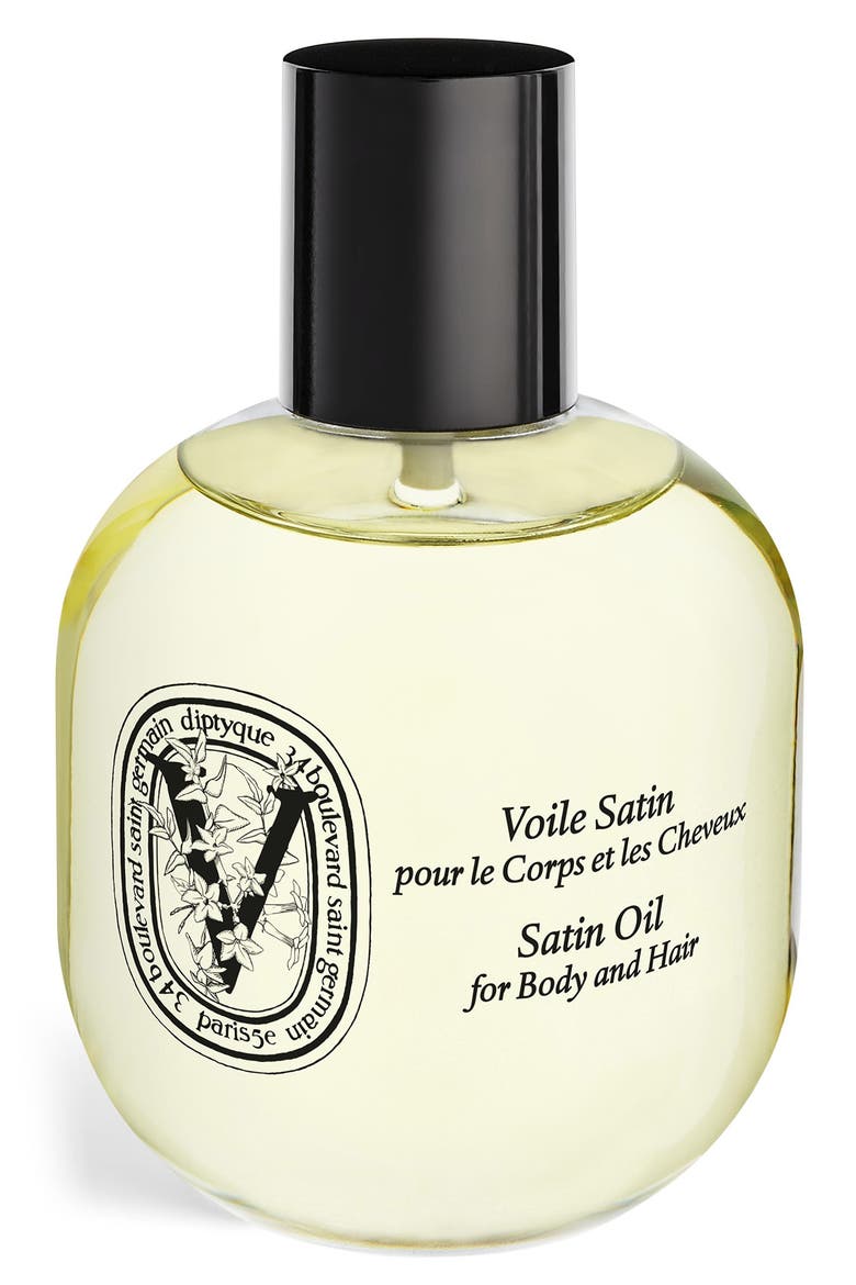Satin Body & Hair Oil, Main, color, NO COLOR