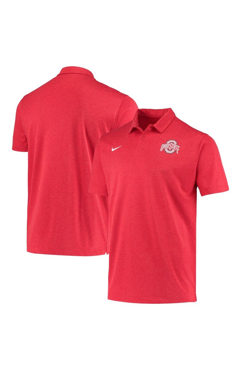 Nike Men's Nike Scarlet Ohio State Buckeyes College Performance Polo, Alternate, color, 